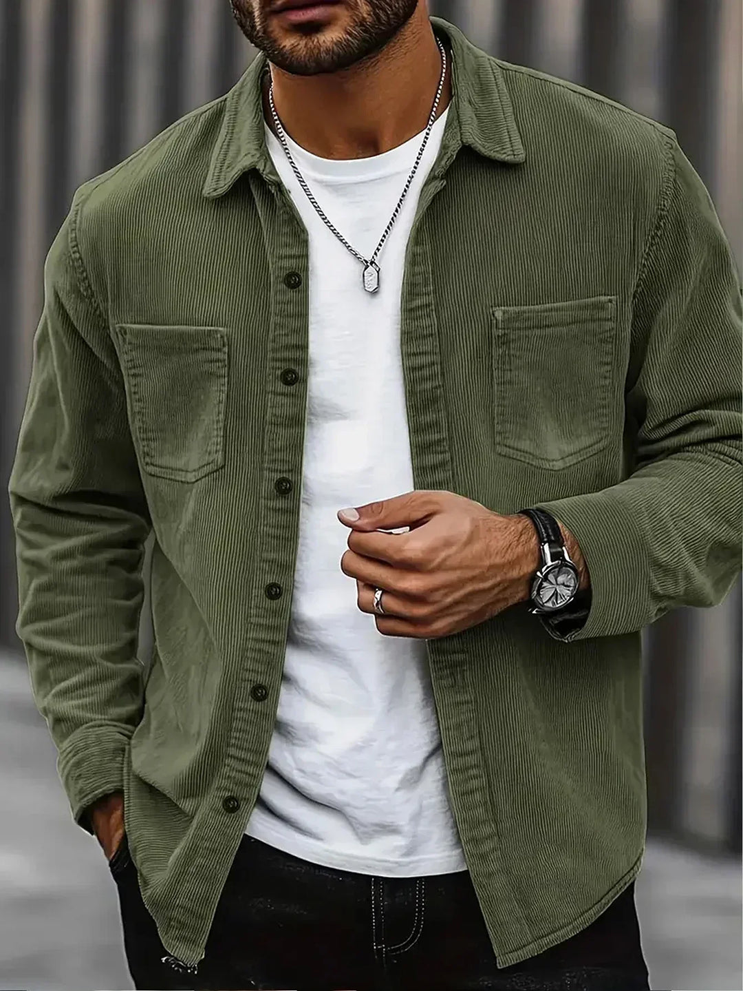 Louis | Corduroy Overshirt