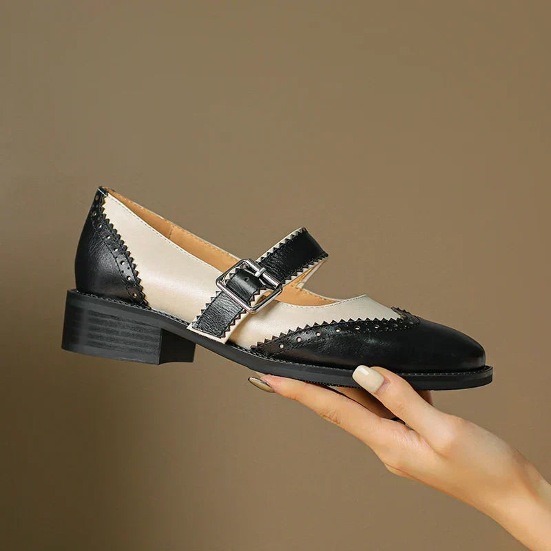 Marie | Leather Mary Janes