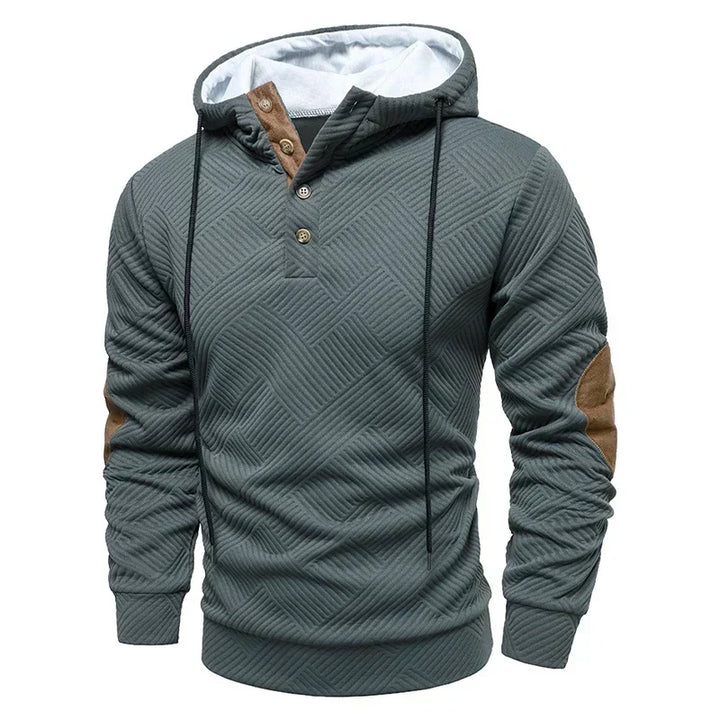 Noah | Timeless Hooded Sweatshirt with Button Closure
