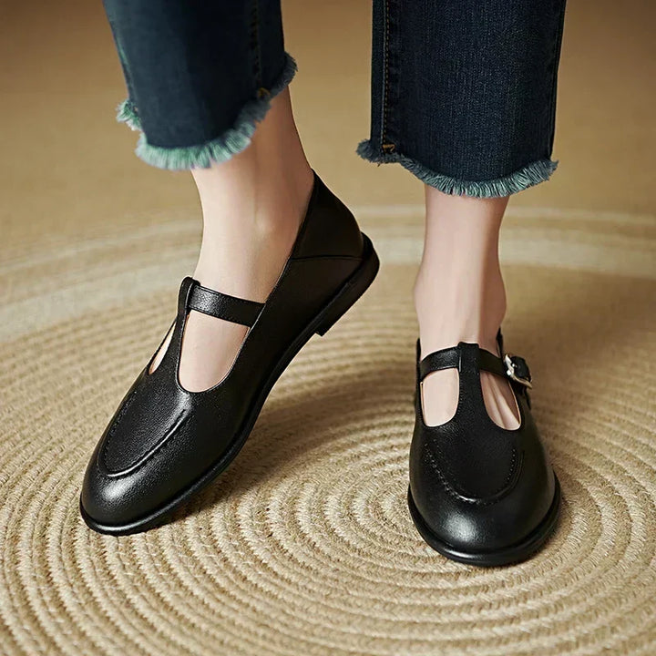 Clémence | Low Heel Court Shoes