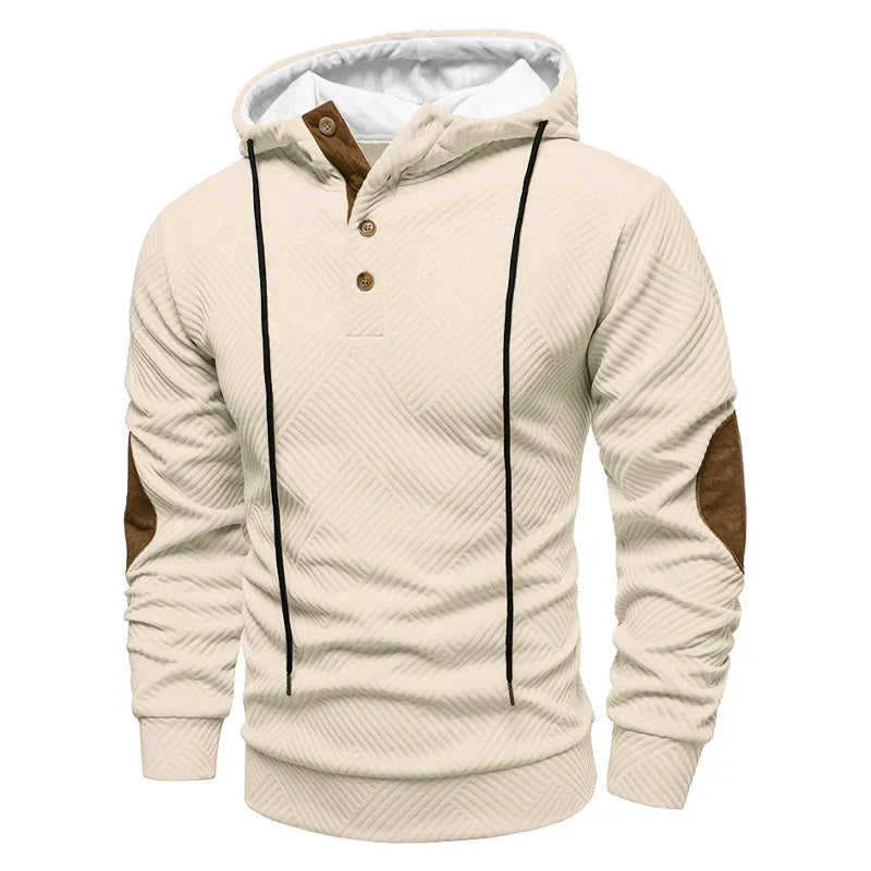 Noah | Timeless Hooded Sweatshirt with Button Closure