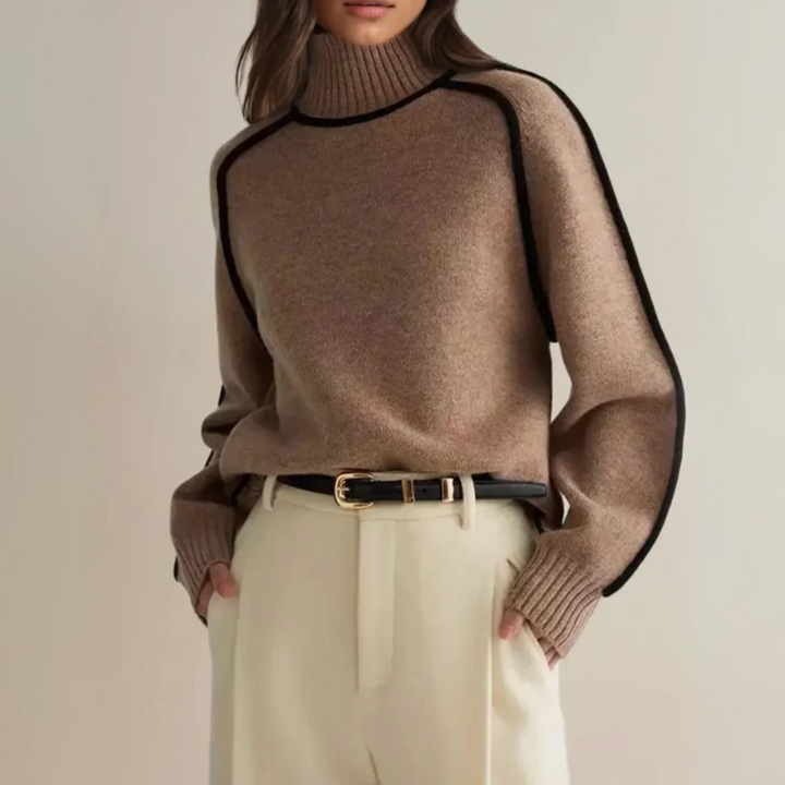 Sandrine | Elegant Roll Neck Jumper