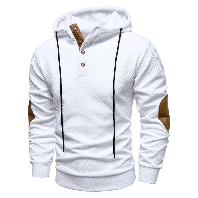 Noah | Timeless Hooded Sweatshirt with Button Closure