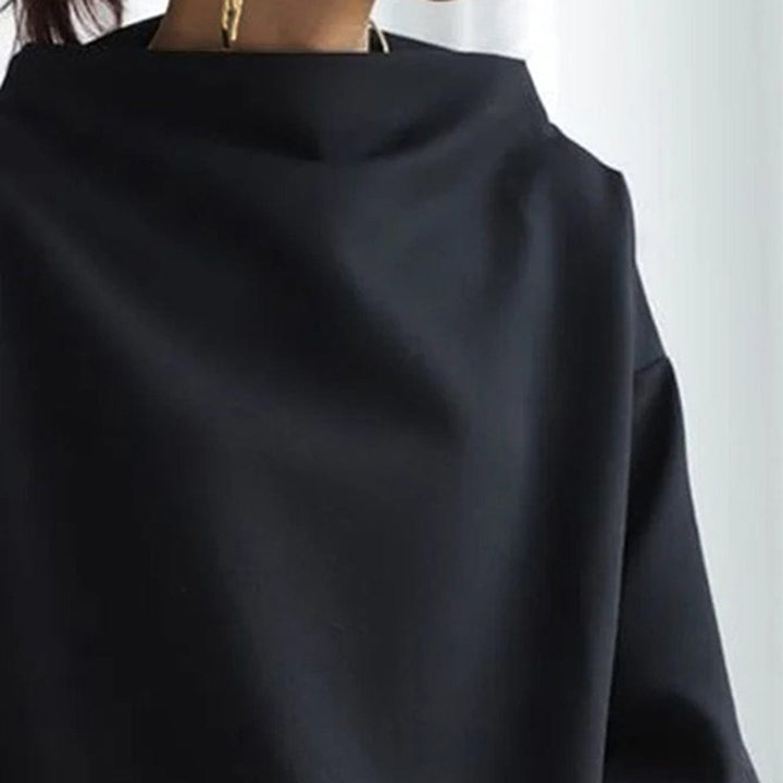 Beryl | Relaxed Mock-Neck Tops