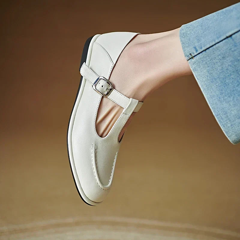 Clémence | Low Heel Court Shoes