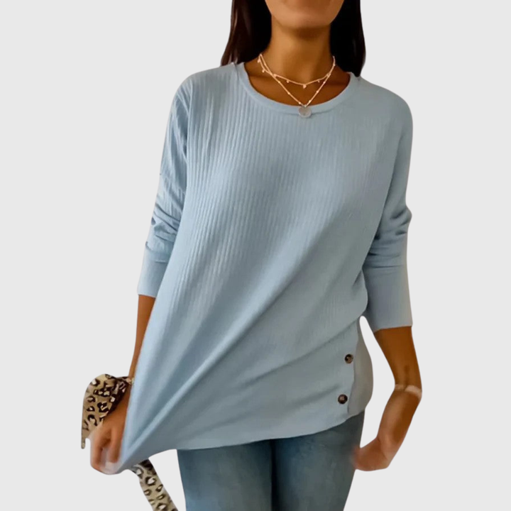 Manon | Elegant Crew Neck Top