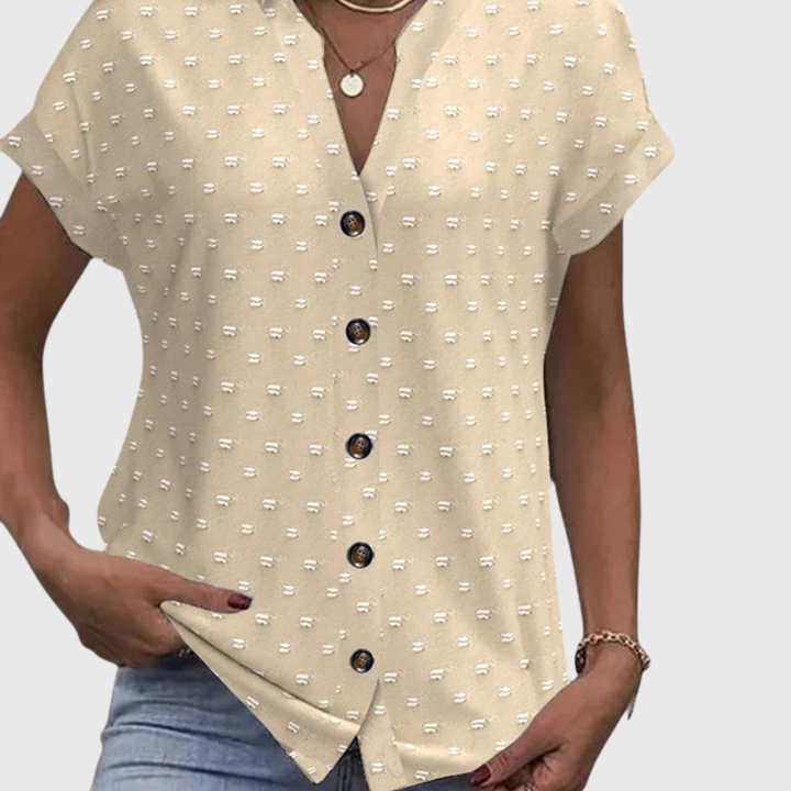 Élodie | Comfortable V Neck Shirt