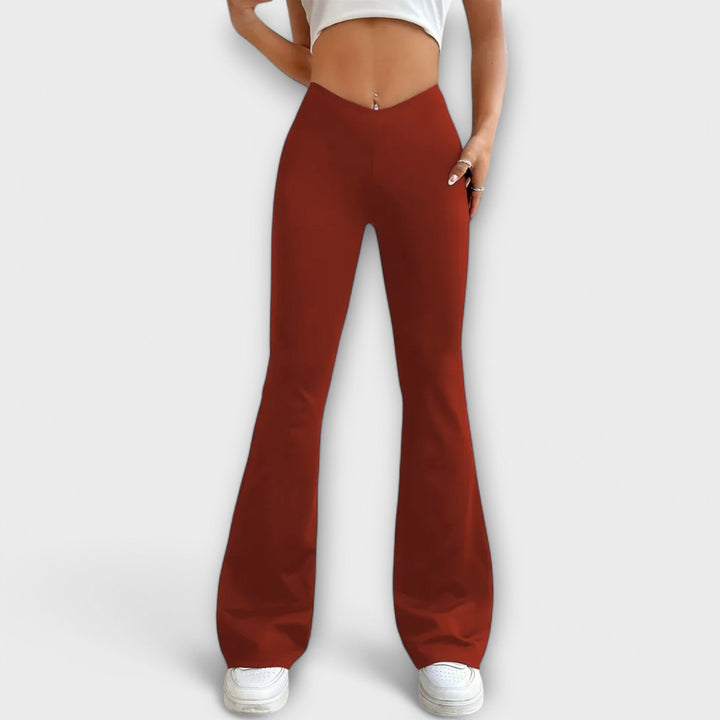 Camille | Relaxed Trousers with Flared Legs