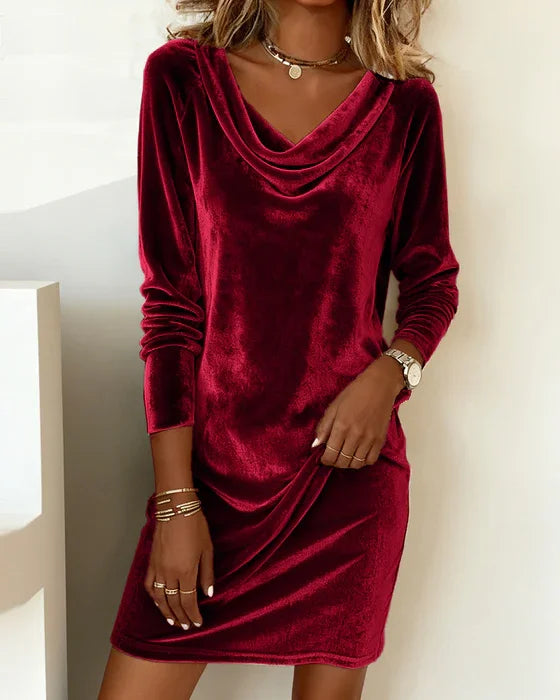 Joëlle | Loose Velvet Dress