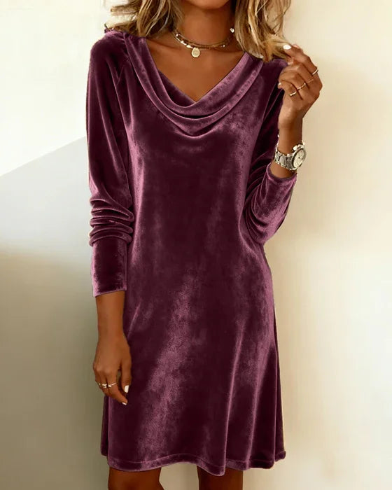 Joëlle | Loose Velvet Dress