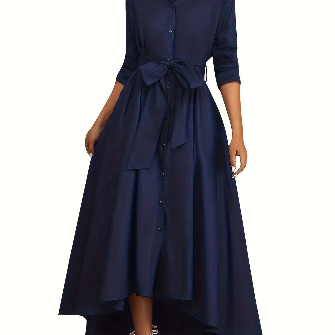 Martine | Perfect Buttoned Maxi Dress for Parties