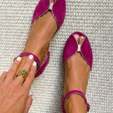 Gabrielė™ | Elegantiškos Šalavijų Žalios Sandalai