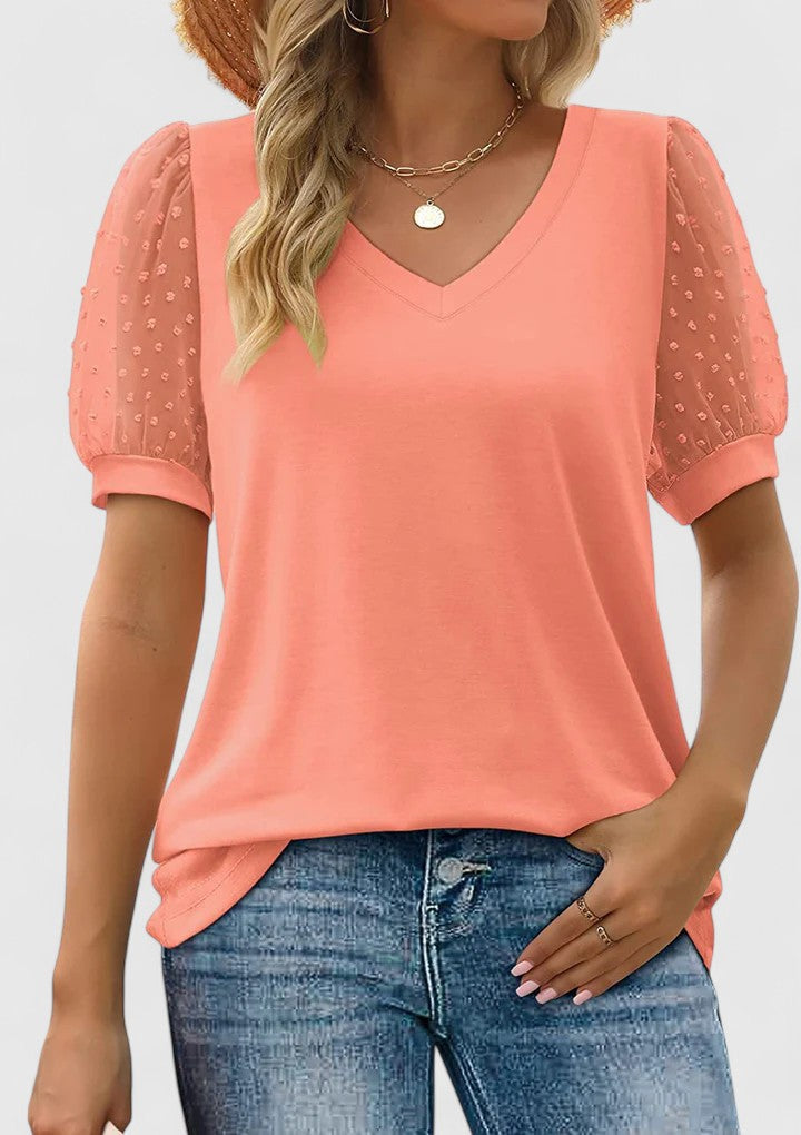 Claire | Comfortable V Neck Top