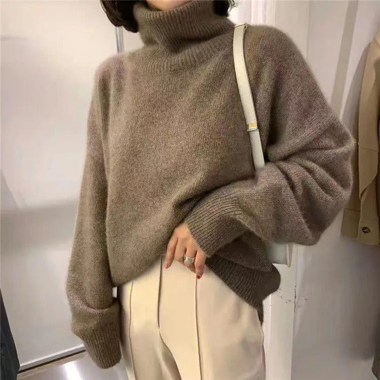 Maude | Oversized Roll Neck Jumper