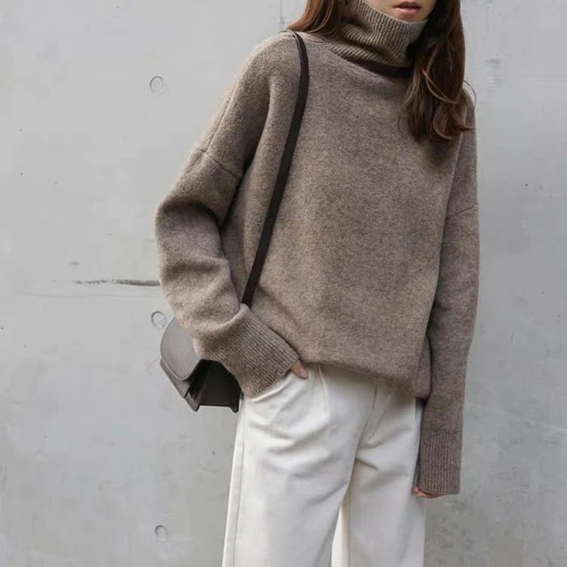 Maude | Oversized Roll Neck Jumper
