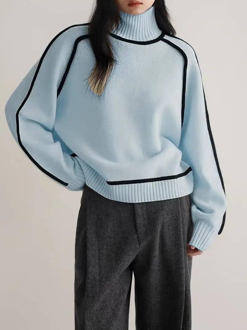 Sandrine | Elegant Roll Neck Jumper