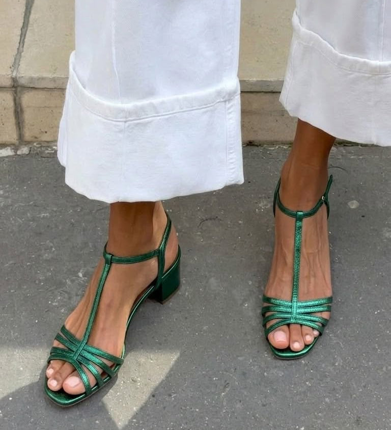 Milda™ | Elegantiški auksiniai sandalai kasdienai