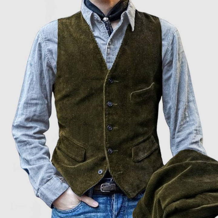 Edmond | Corduroy Blazer and Waistcoat