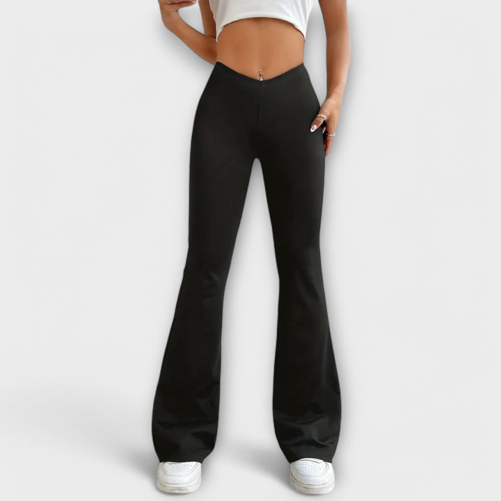 Camille | Relaxed Trousers with Flared Legs