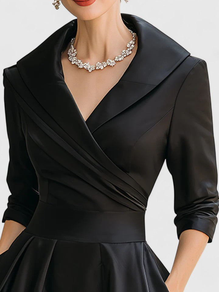 Yan | Elegant Midi Dress