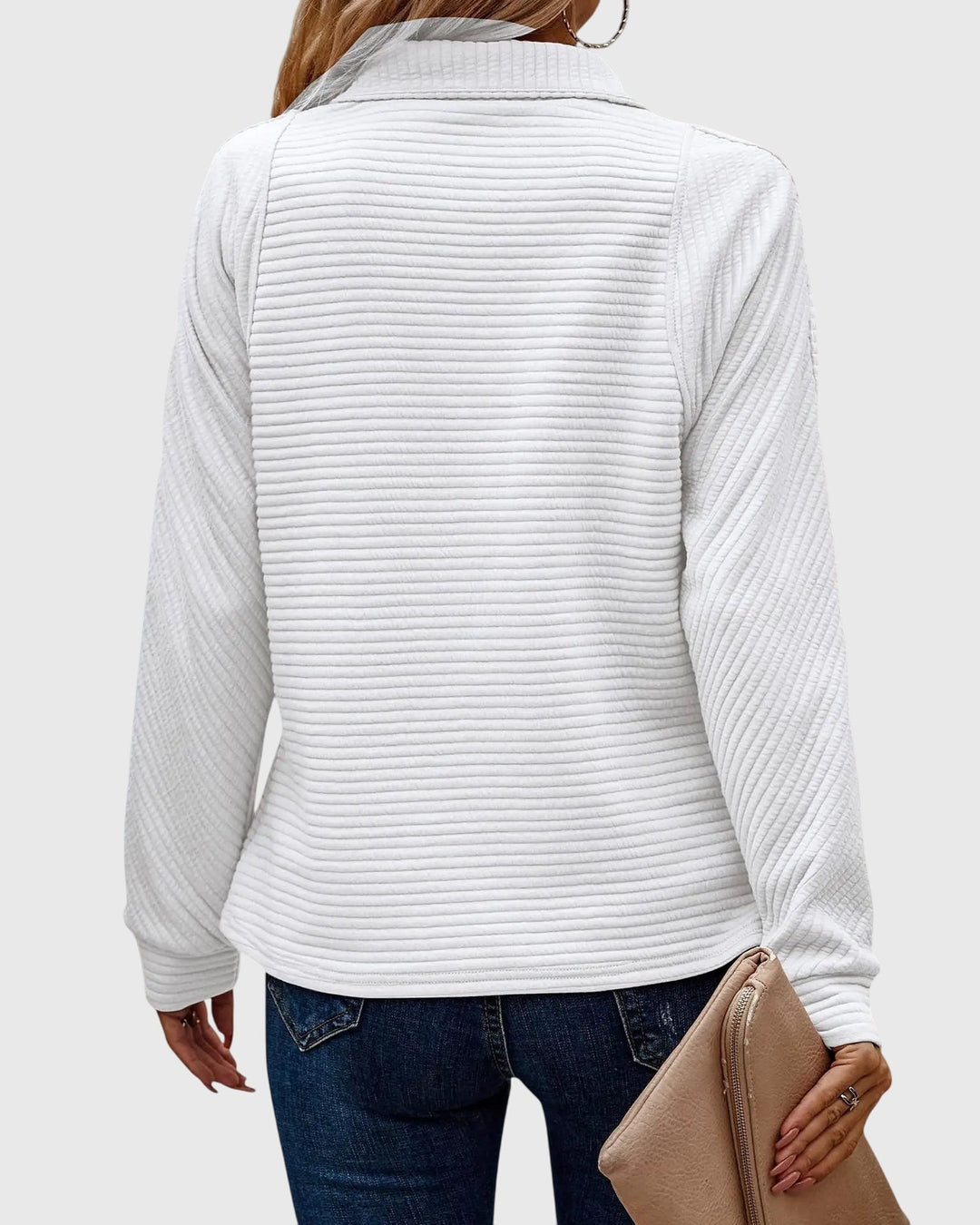 Christine | Elegant Half-Zip Jumper