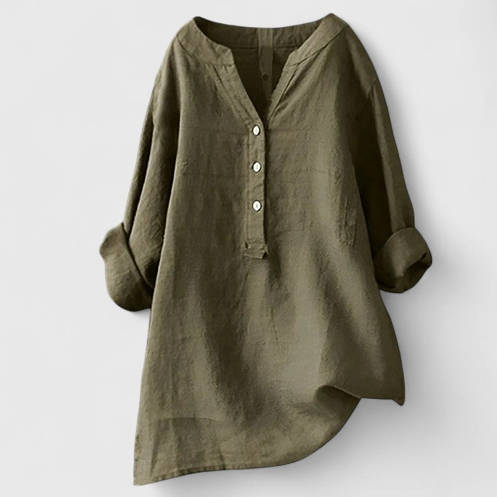 Éléonore | Elegant Button-Up Shirt