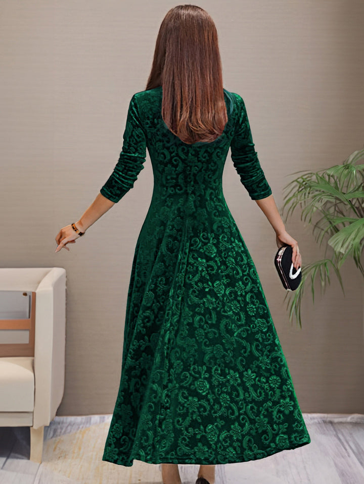 Sandrine | Velvet Elegance Dress for the Festivities