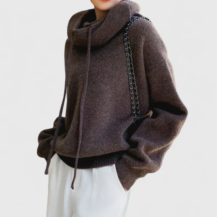 Jeanne | Comfortable Knitted Hoodie