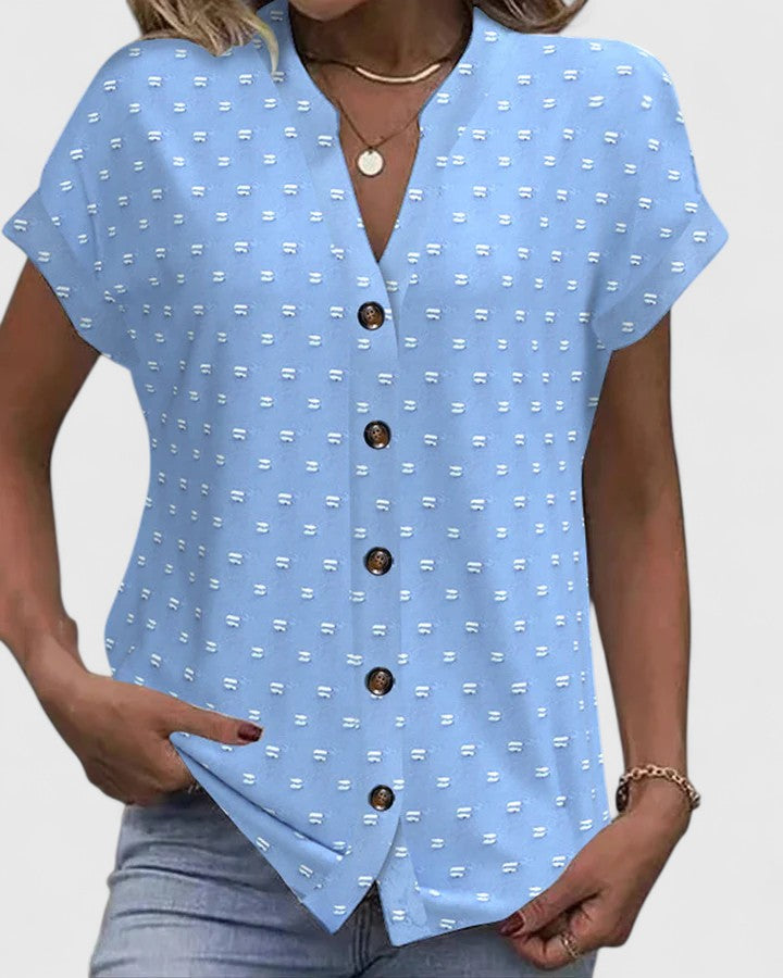 Élodie | Comfortable V Neck Shirt