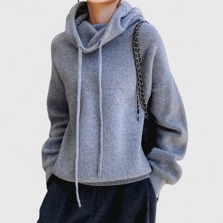 Jeanne | Comfortable Knitted Hoodie