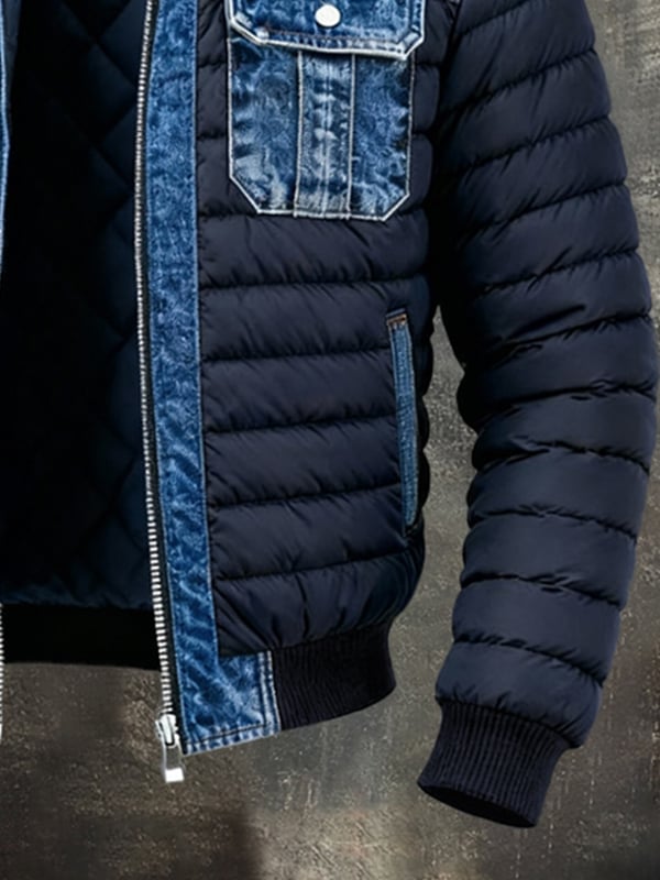 Maxime | Vintage Patchwork Denim Jacket