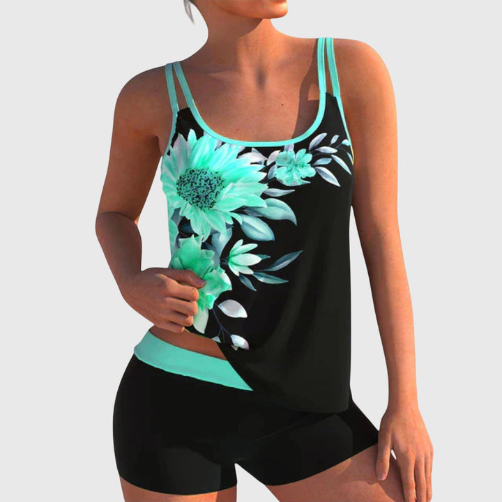 Clotilde | Floral Two-Piece Swimsuit