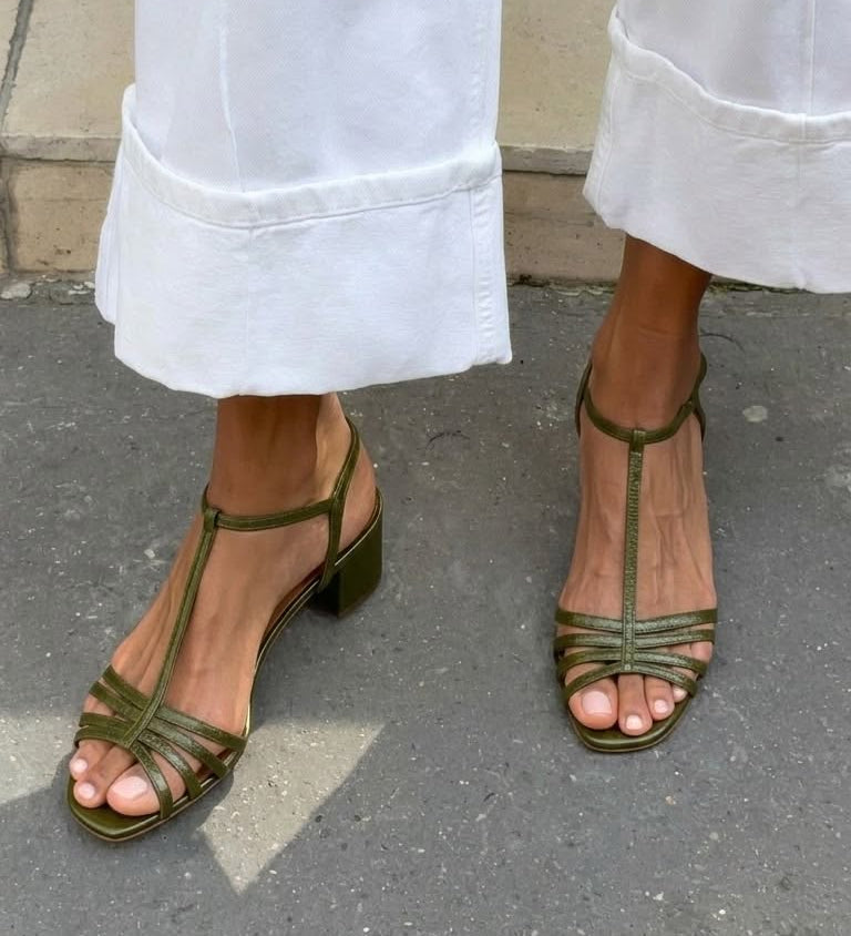 Milda™ | Elegantiški auksiniai sandalai kasdienai