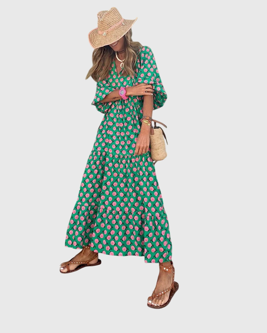 Françoise | Bohemian Maxi Dress