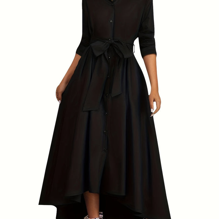 Martine | Perfect Buttoned Maxi Dress for Parties