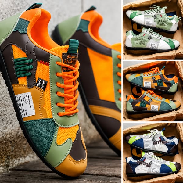 Milo | Multicoloured Retro Sneakers
