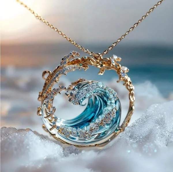 Suspended Necklace Ocean&