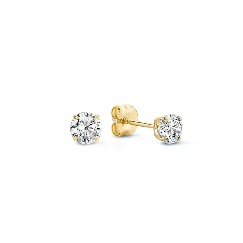 Moon-shaped Drop Earrings