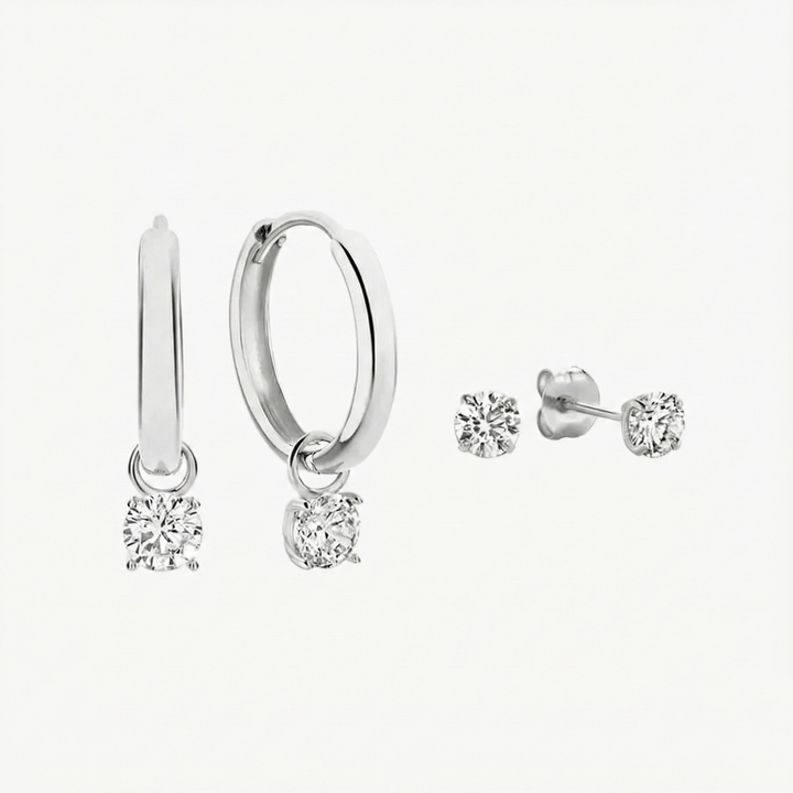 Moon Tears Earring Set