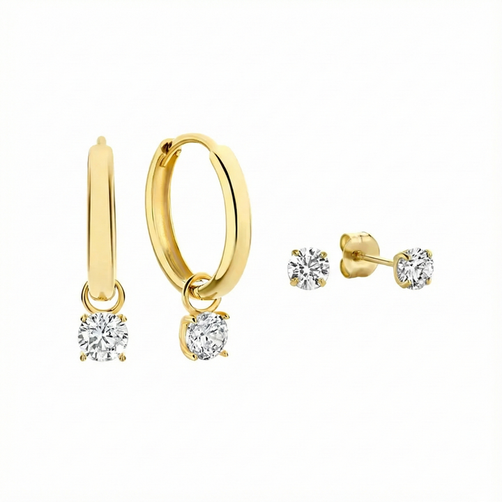 Moon Tears Earring Set