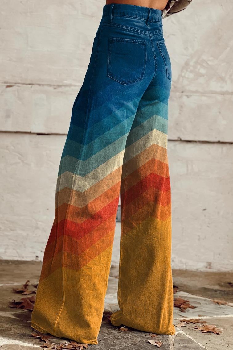 Agnès | Natural Pattern Trousers