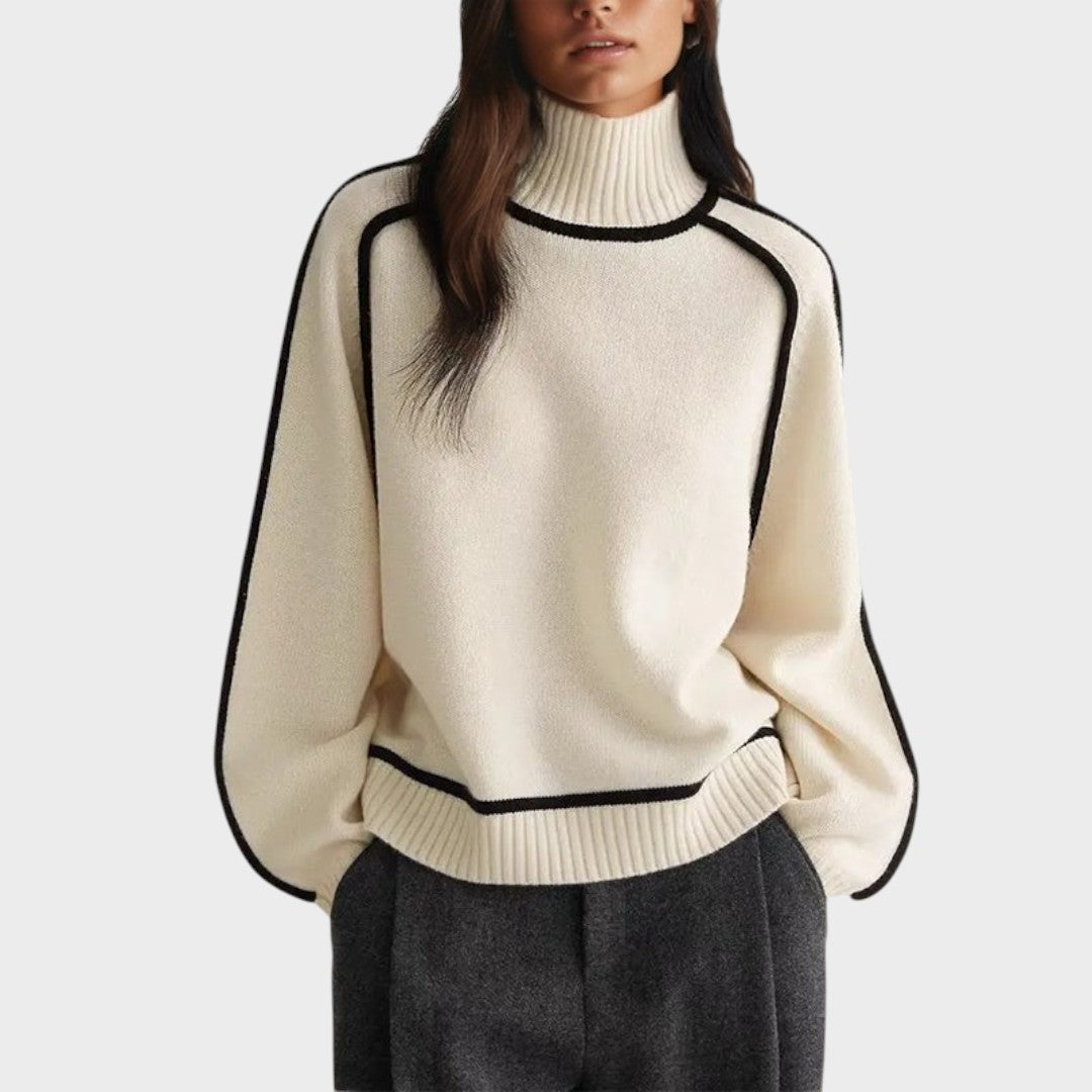 Éabha™ | Contrast-Trim Jumper