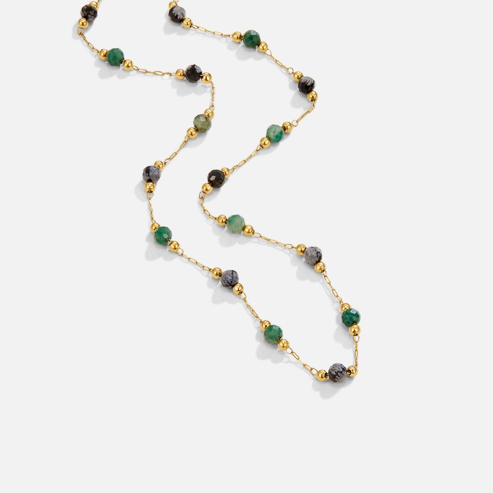 Caroline – Playful necklace with small pearl accents