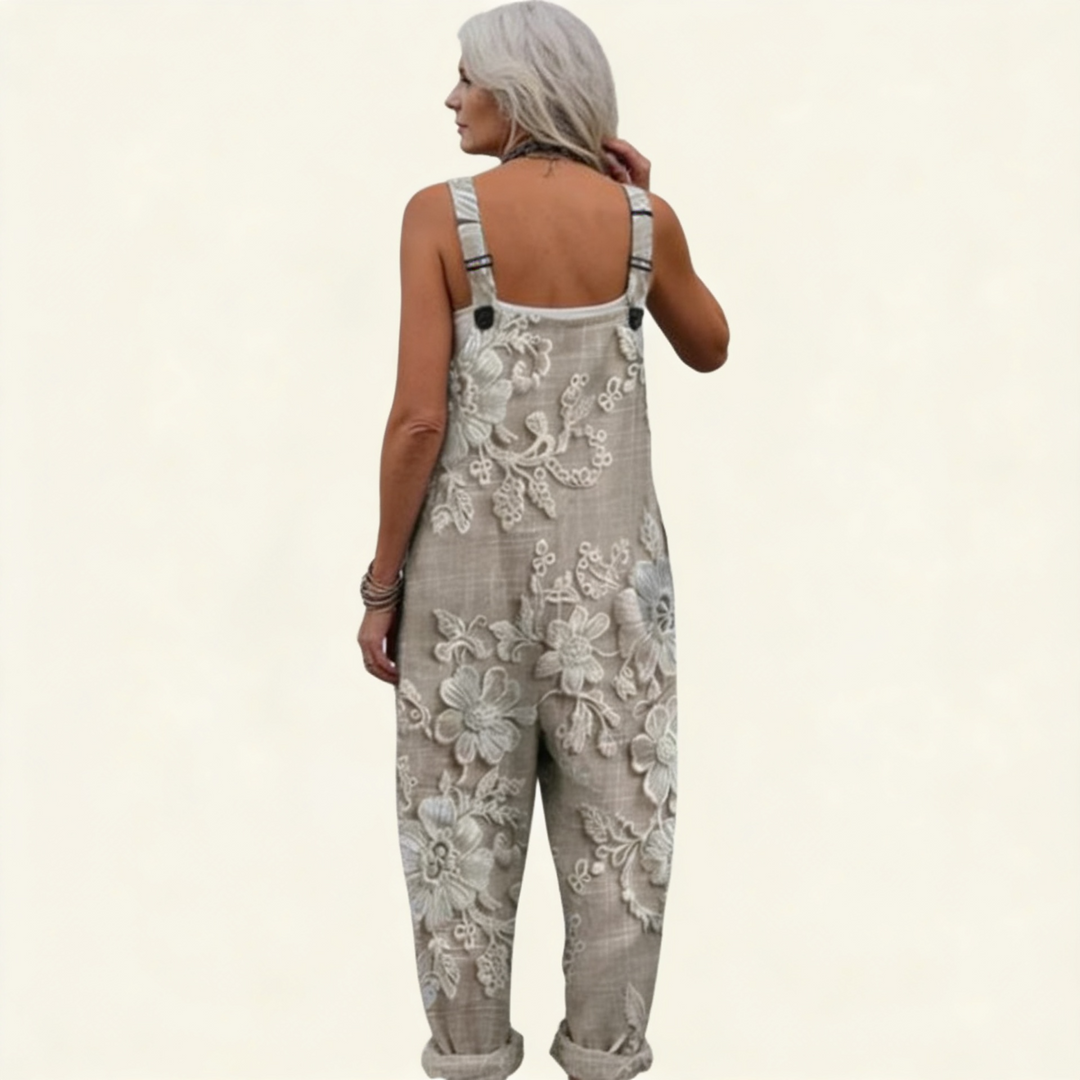 Sophie | Refined luminous embroidered flowers