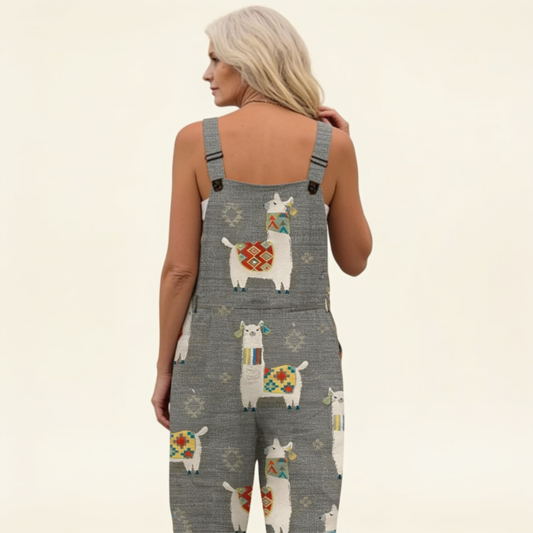 Amélie | grey bohemian luminous llamas