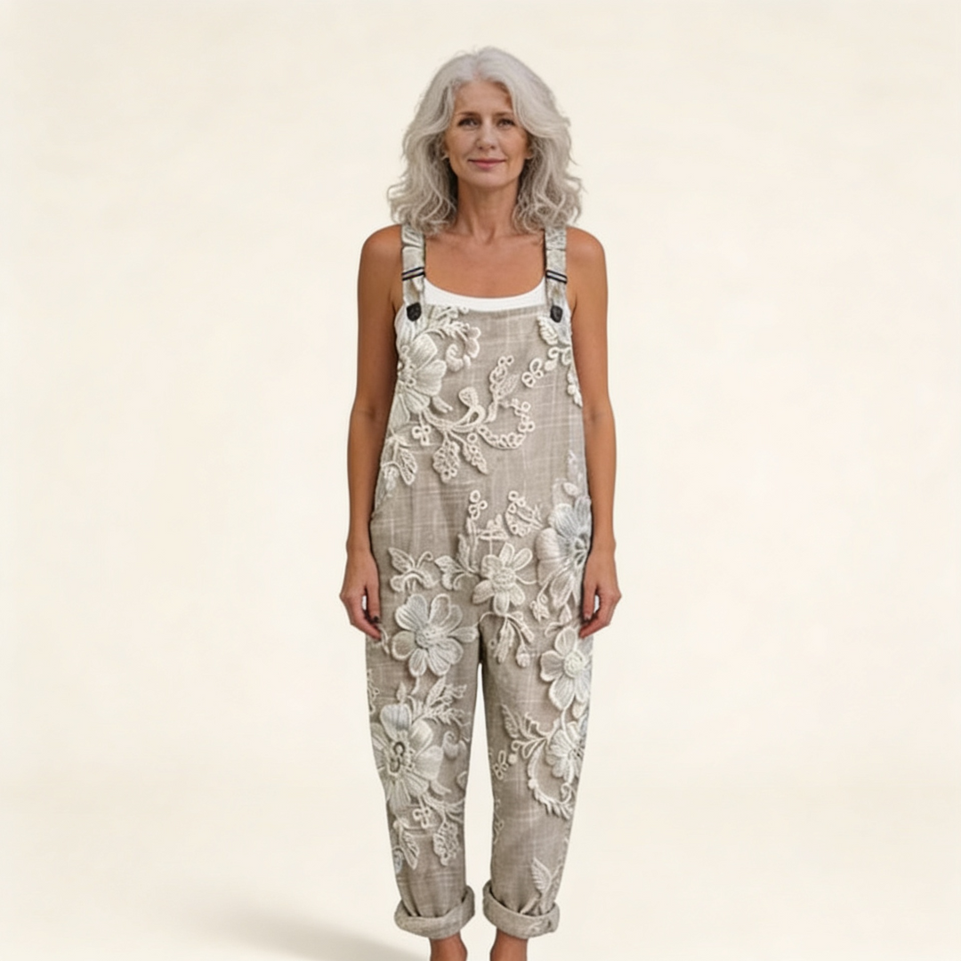 Sophie | Refined luminous embroidered flowers