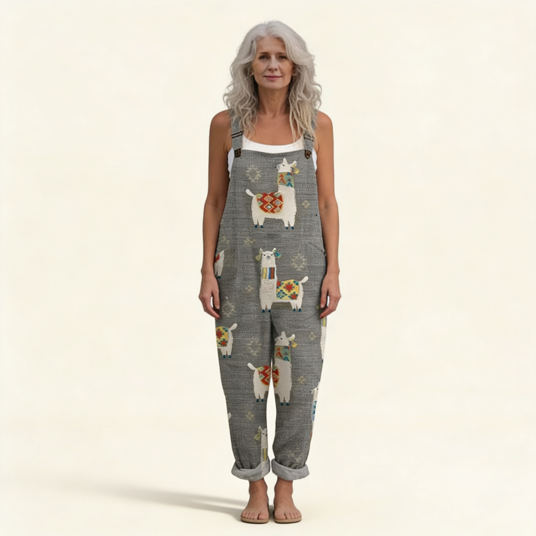 Amélie | grey bohemian luminous llamas