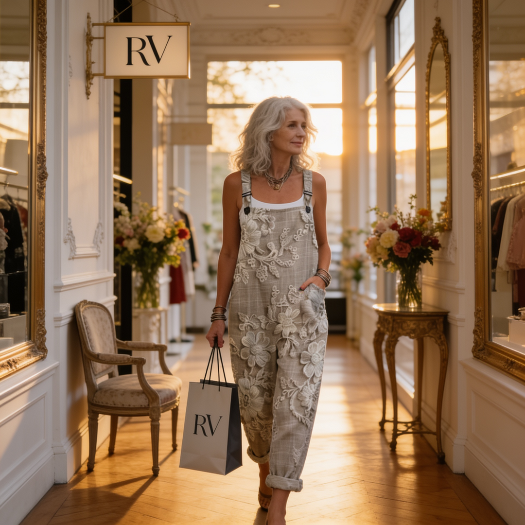 Sophie | Refined luminous embroidered flowers