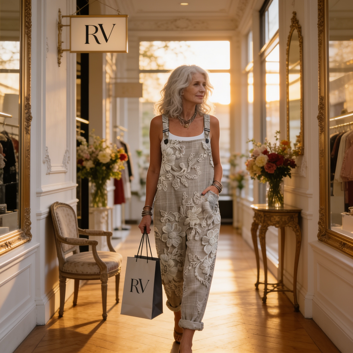 Sophie | Refined luminous embroidered flowers