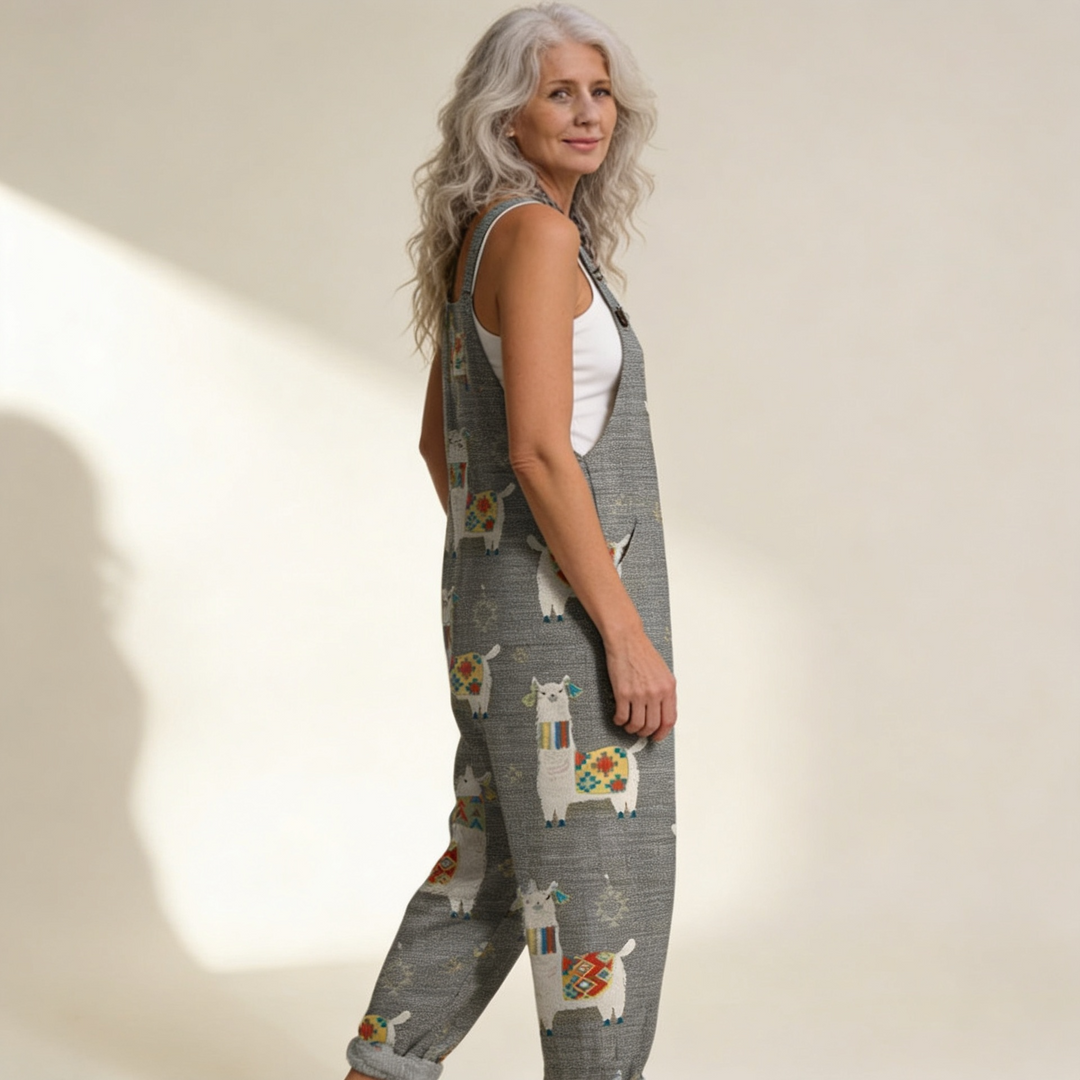Amélie | Grey Bohemian Luminous Llamas